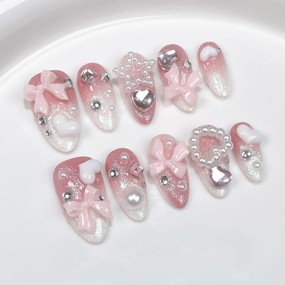 P02 STRAWBERRY MOCHI (Almond Shape)