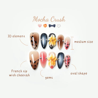 H05 MOCHA CRUSH  (Almond Shape)